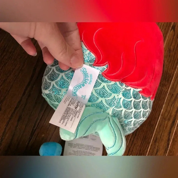 Original Squishmallows x Disney: The Little Mermaid - 8” Ariel and 5” Flounder - Picture 6 of 11